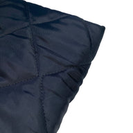 Double Sided Quilted Nylon - Squares - Black