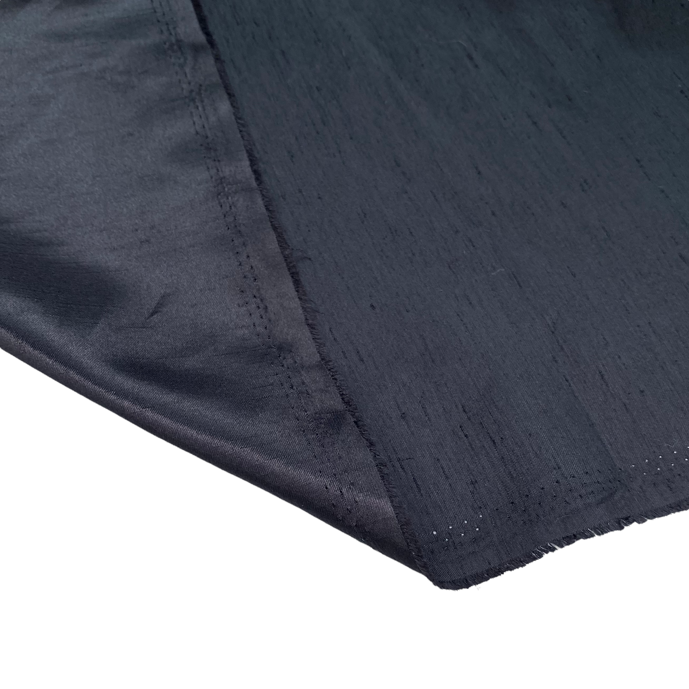 Polyester Shantung Satin - 58” - Black