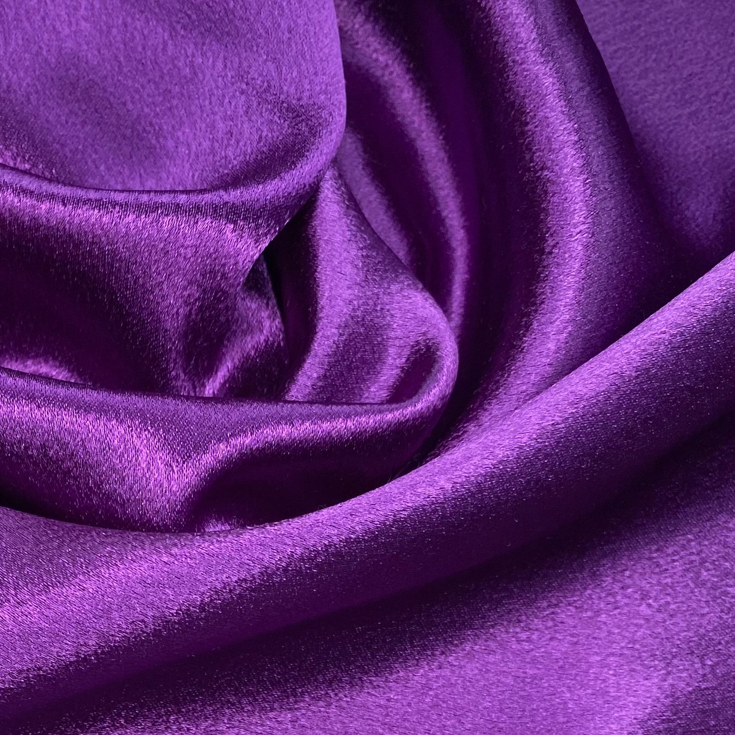 Polyester Crepe Back Satin - 58” - Purple