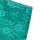 Scalloped Edged Floral Polyester Lace - 52” - Blue
