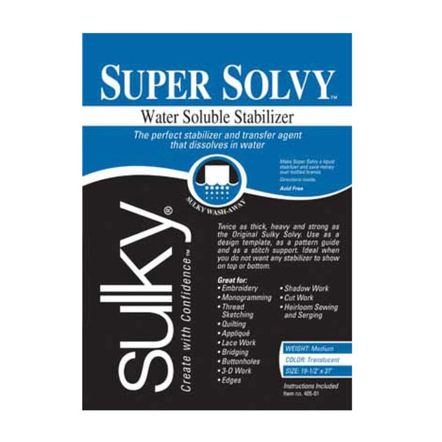 Water Soluble Stabilizer - White - 20″ x 36″