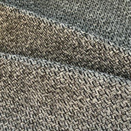 Upholstery - Designer Remnant - White/Grey/Black