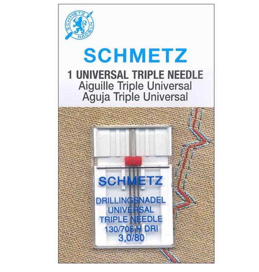 Triple Needle Carded - 80/12 - 3.0mm - 1 count