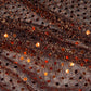 Faux Sequin Shiny Confetti Dot Knit - 45” - Copper