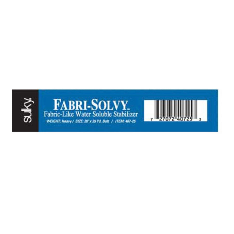 Fabric Like Water Soluble Stabilizer - White - 20” - By the Yard