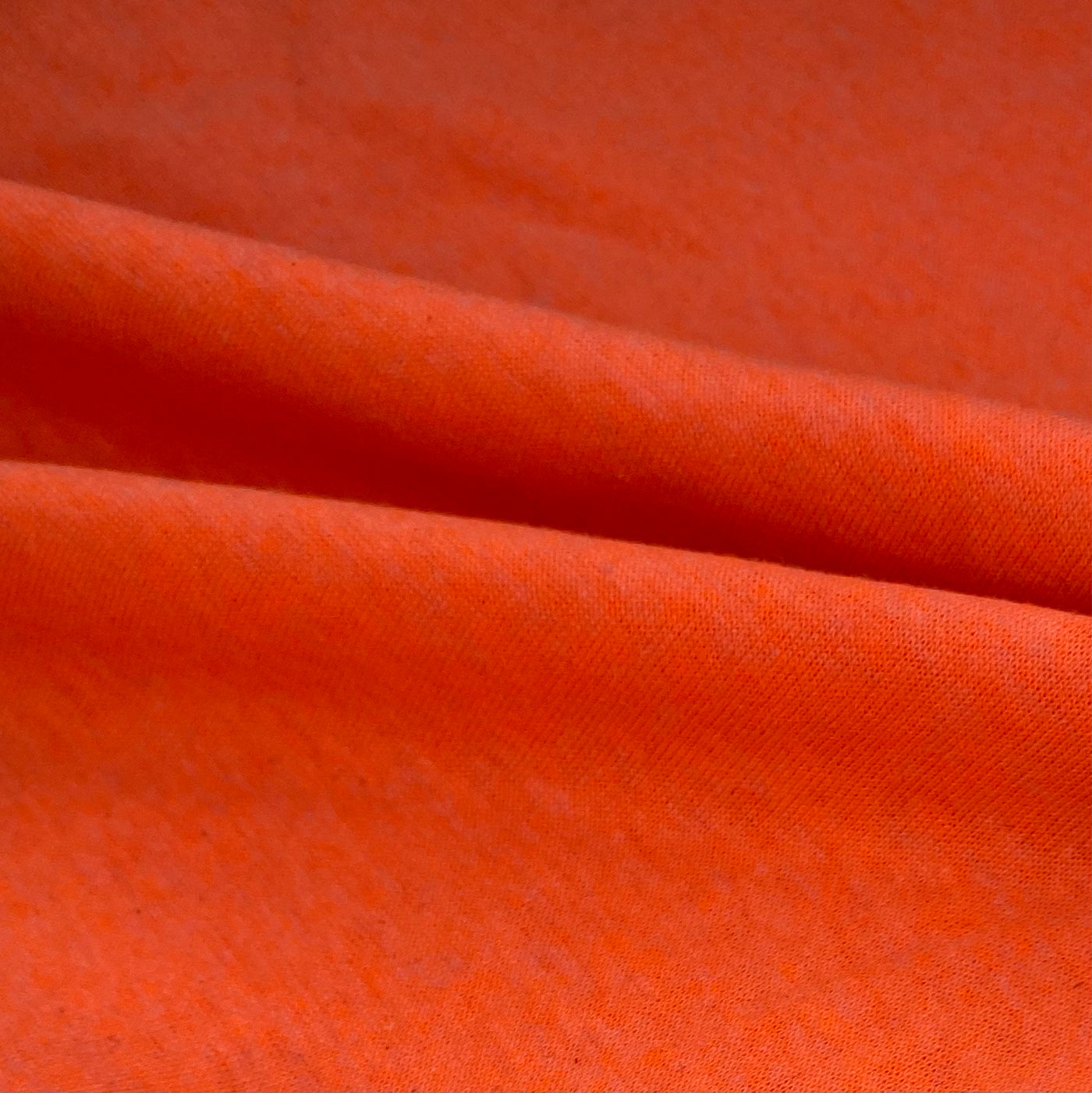 Tubular Cotton Jersey - Heathered Neon Orange