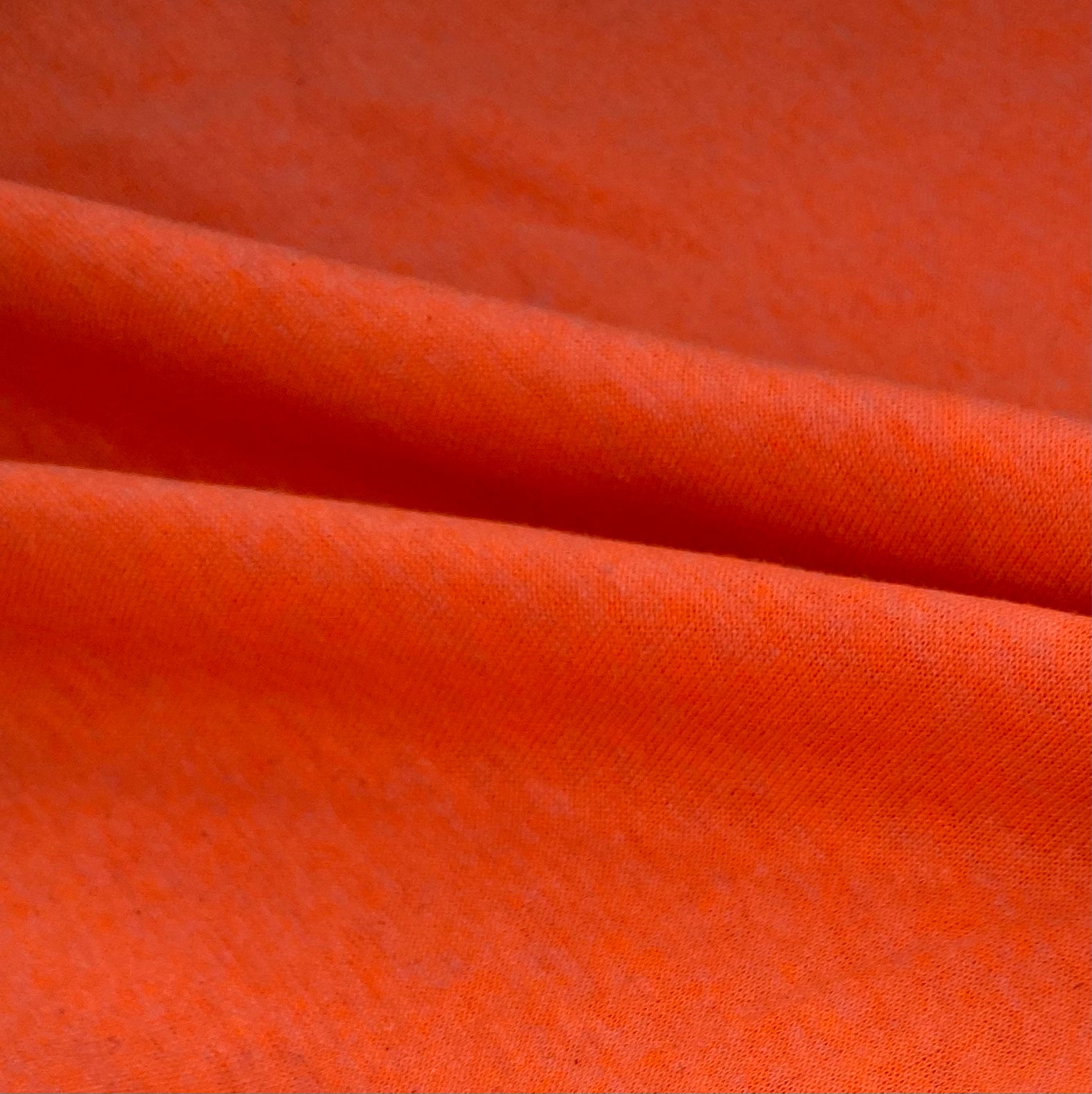Tubular Cotton Jersey - Heathered Neon Orange