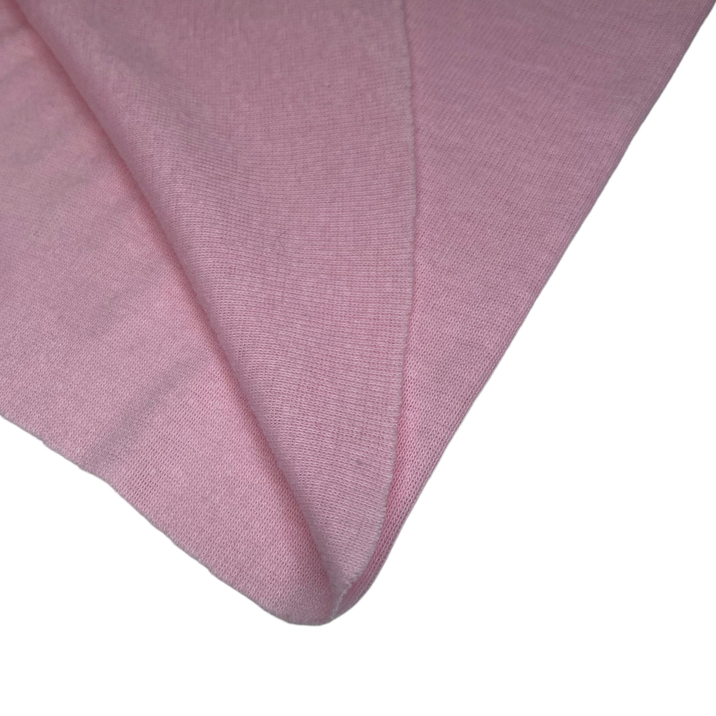 Cotton Tubular Rib Knit - Light Pink