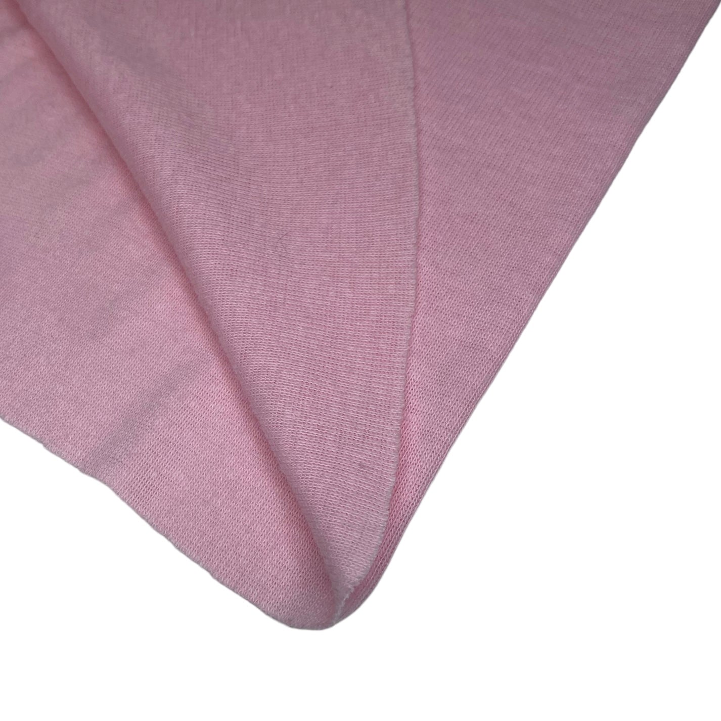 Cotton Tubular Rib Knit - Light Pink