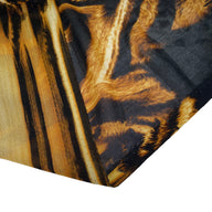 Printed Stretch Mesh - Animal Print - Brown/Black