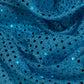 Faux Small Sequin Shiny Confetti Dot Knit - 46” - Aqua