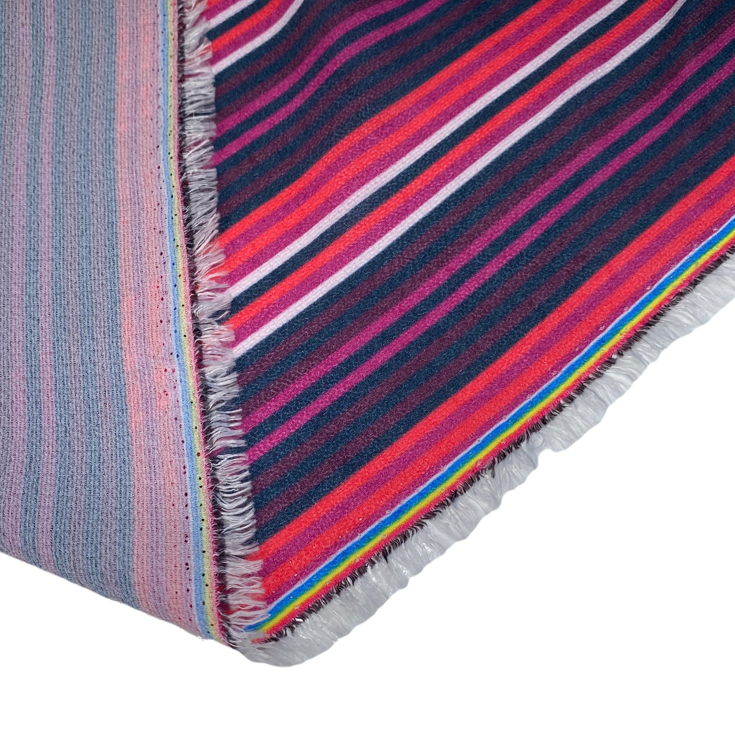 Striped Lightweight Polyester Crêpe - 60”