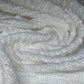 Chenille Polyester Knit - White