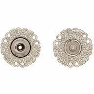 Decorative Snap Fastener - 25mm - 1 set - Gunmetal