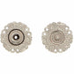 Decorative Snap Fastener - 25mm - 1 set - Gunmetal