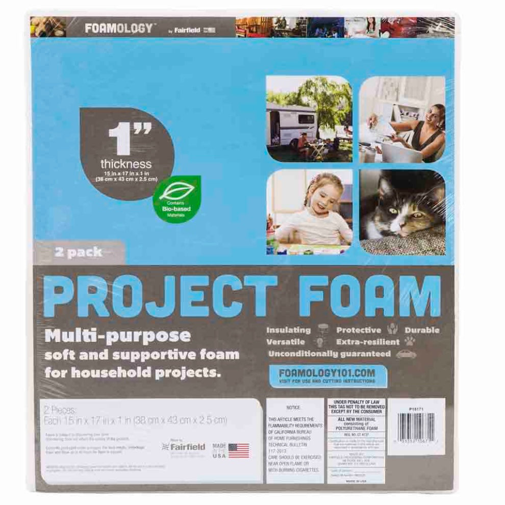 Project Foam - 1”x15″x17″ - 2pc