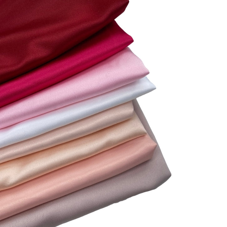 Peau De Soie Matte Satin White