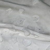 Flower Silk Charmeuse - White