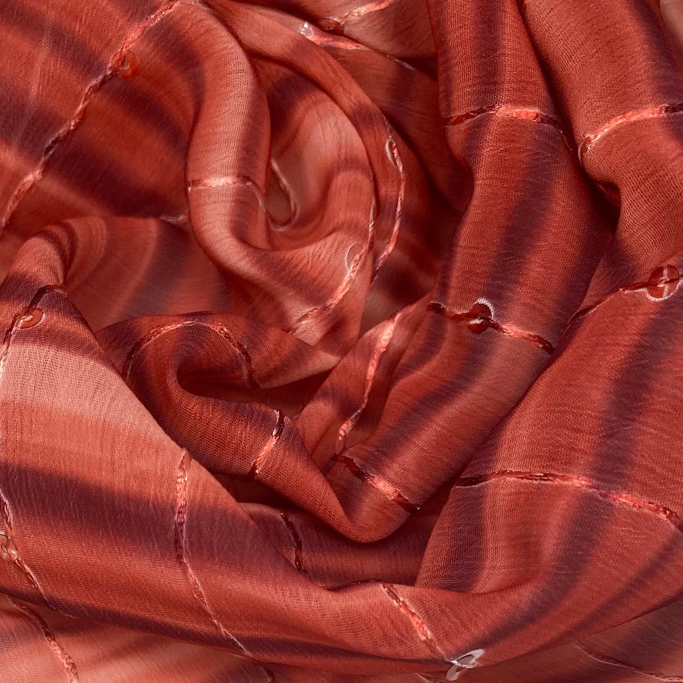 Sequin Embroidered Polyester Chiffon - 52”