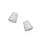 Plastic Cone Cord Stops - White - 2 pcs