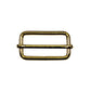 Metal Slide Buckle - 32mm (1 1/4″) - Gold  - 2 pcs
