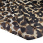 Printed China Silk - Cheetah - Brown
