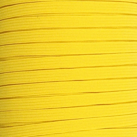Braided Elastic - 6mm - By the Yard - White