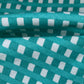 Printed Cotton Canvas - Teal/White
