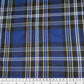 Plaid Wool Blend - Blue/Black/White/Yellow