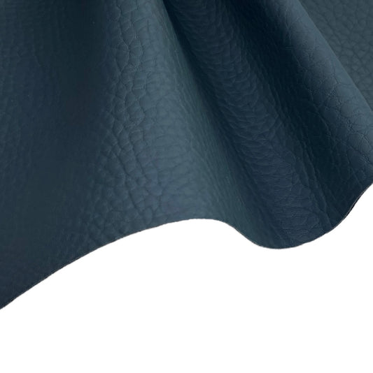 Faux Leather Vinyl - 55” - Steel Blue