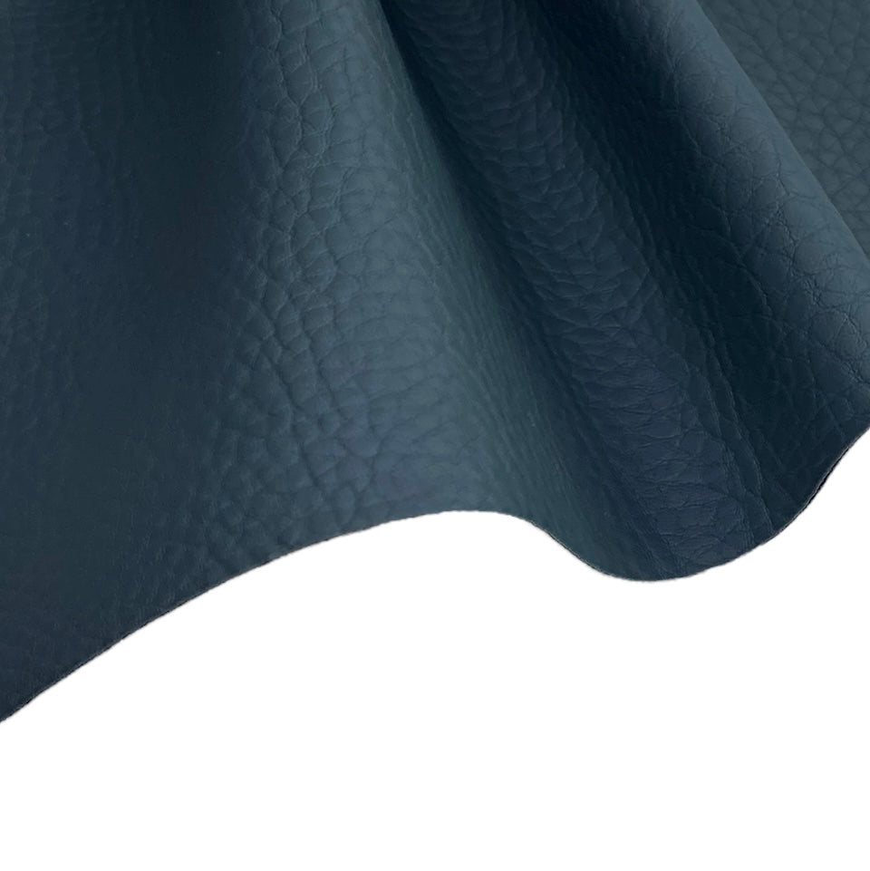 Faux Leather Vinyl - 55” - Steel Blue