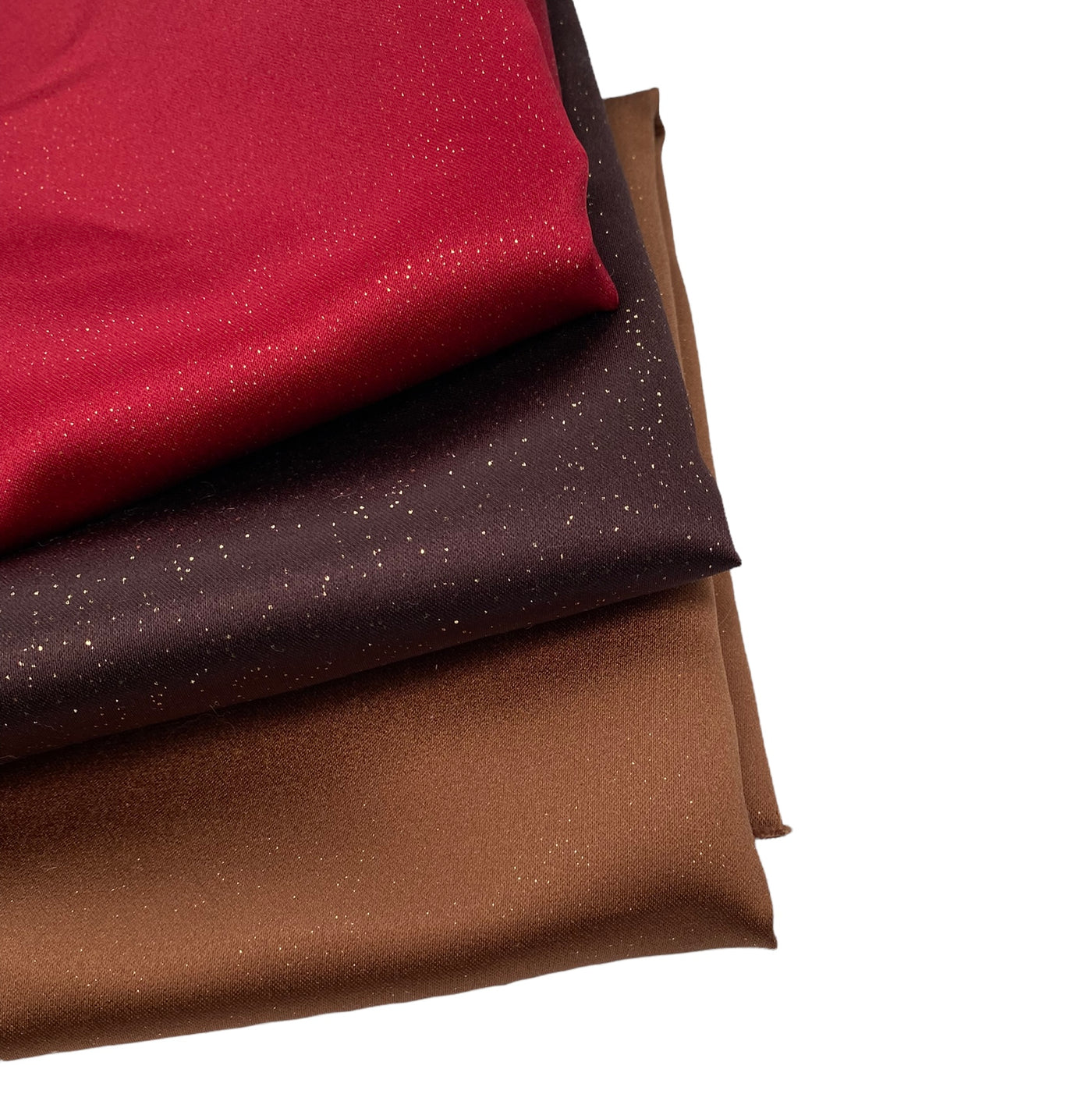 Sparkle Peau De Soie - Matte Satin - Red/Gold