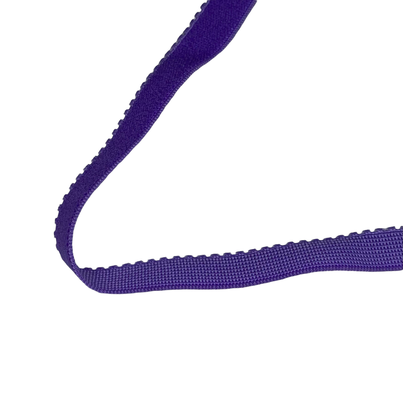 Picot Edge Decorative Elastic - Soft Back - 13mm - By the Yard - Purple