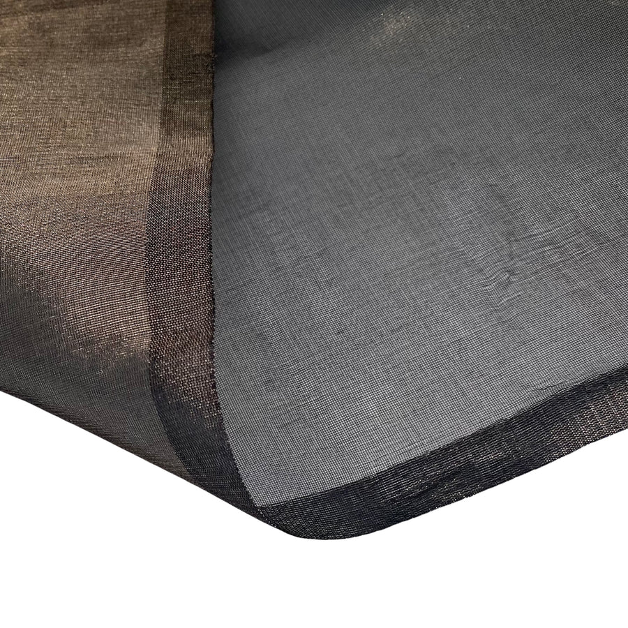 Shot Silk Organza - Black/Gold