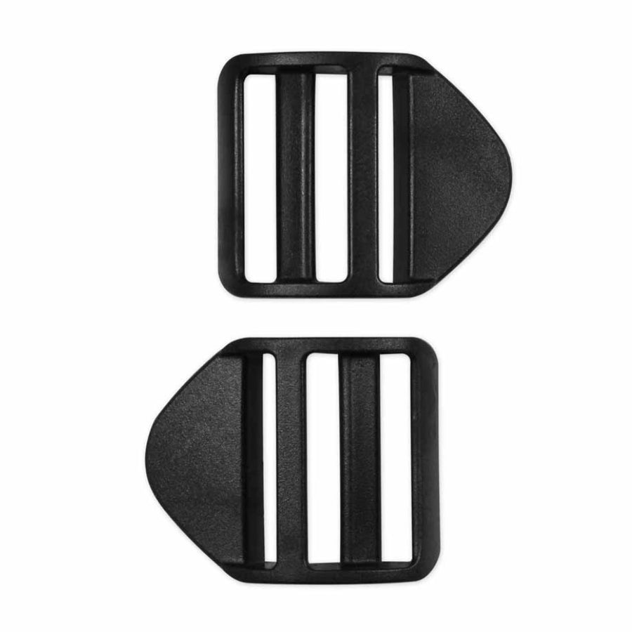 Plastic Ladderlock Buckle - 38mm (1 1/2″) - Black - 2 pcs