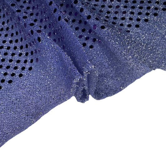 Faux Sequin Shiny Confetti Dot Knit - 44” - Periwinkle