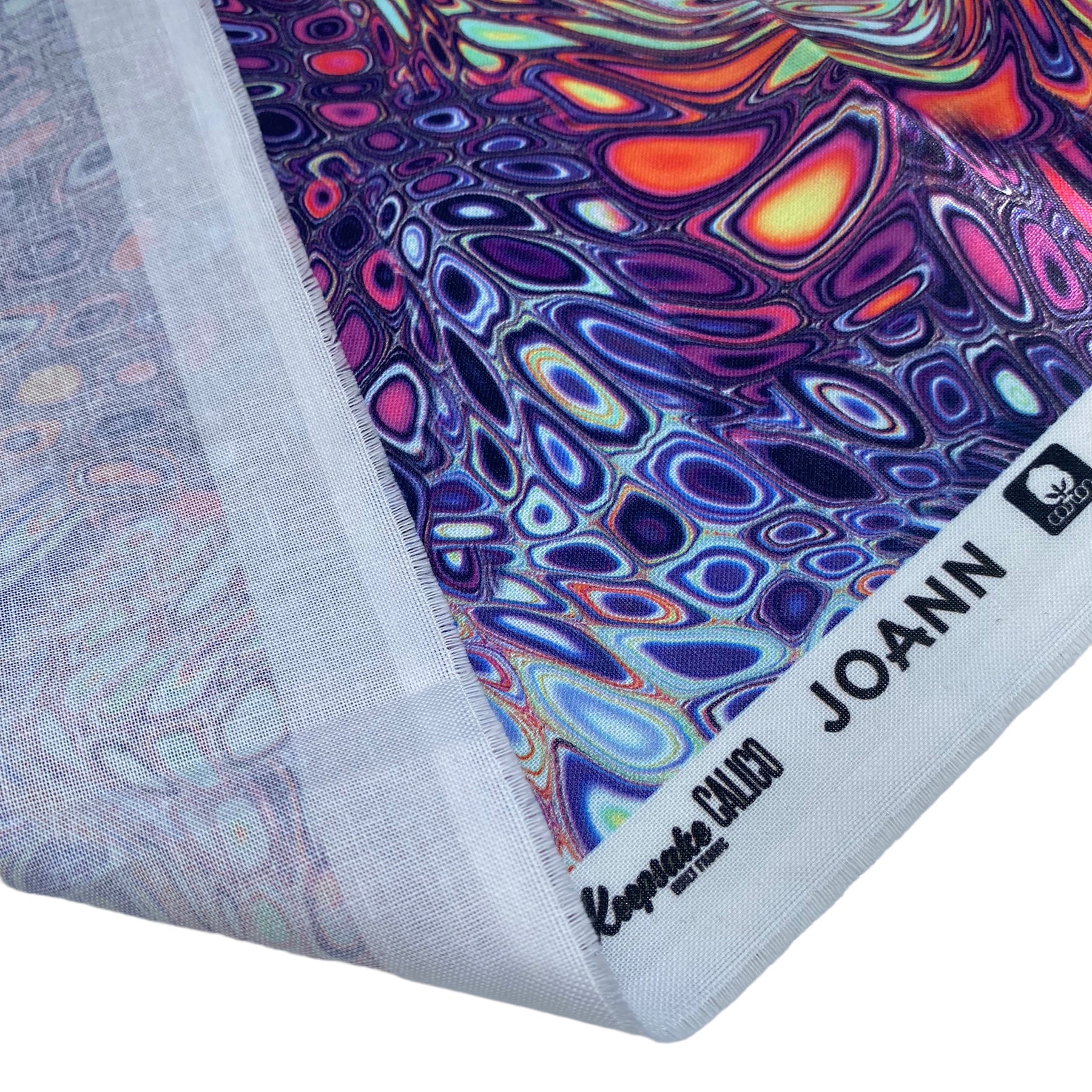 Quilting Cotton - Psychedelic Water Colour Print