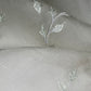 Embroidered Silk Organza - Light Grey/Mint