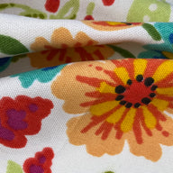 Floral Printed Indoor/Outdoor Upholstery - Multi-Coloured