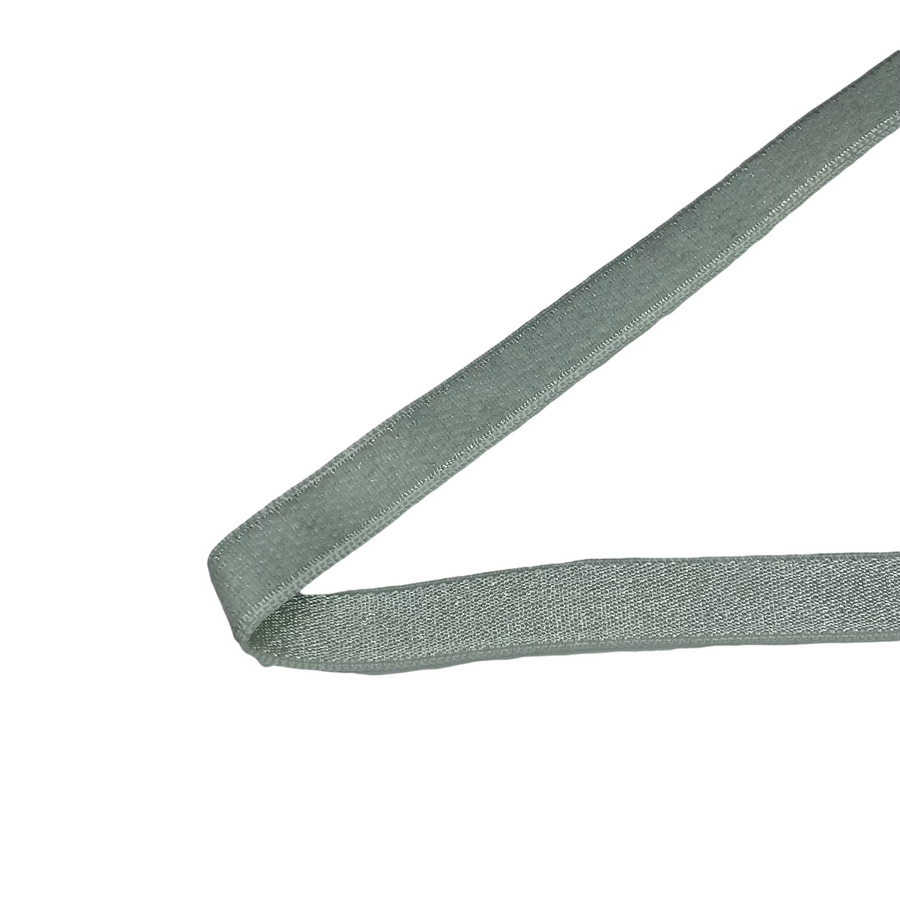 Satin Elastic - Soft Back - 10mm - By the Yard - Light Green