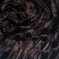 Striped Burnout Stretch Velvet - Dark Brown