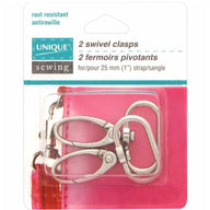 Swivel Clasps - 25mm (1″) - Antique Gold - 2 pcs.