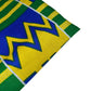 African Printed Cotton - Multi-Colour / Yellow / Green / Blue