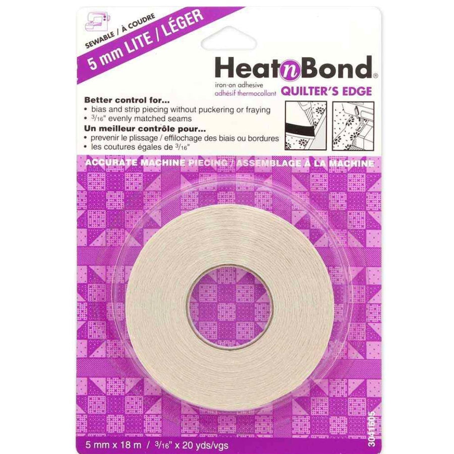 Quilter's Edge Lite Iron-On Adhesive Tape - 5mm x 18m
