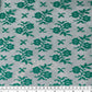 Floral Corded Lace with Scalloped Edges - Green