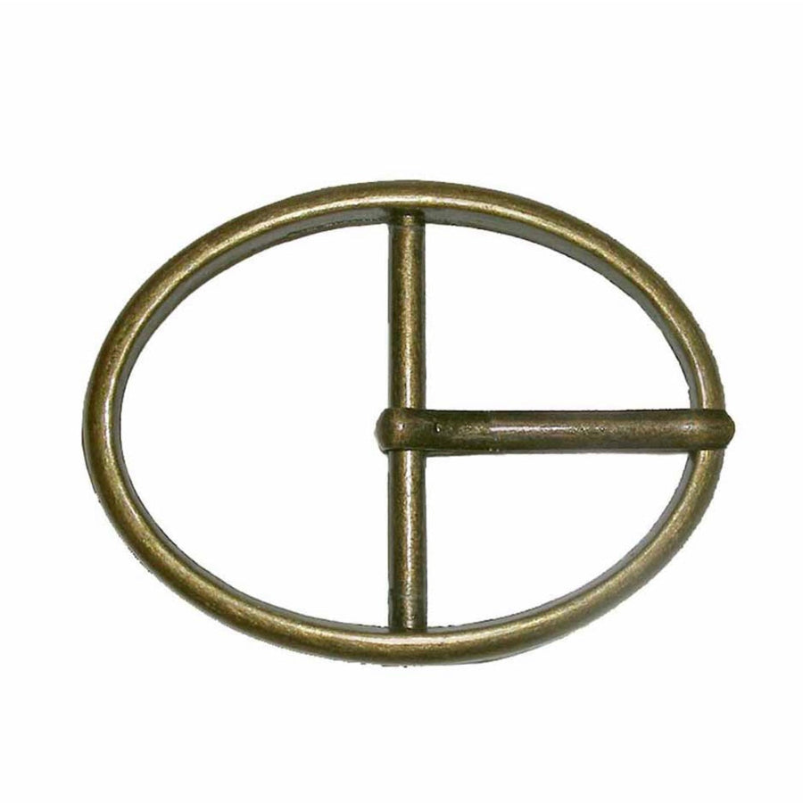 Oval Buckle - 48 mm (1 7/8″) - Antique Gold