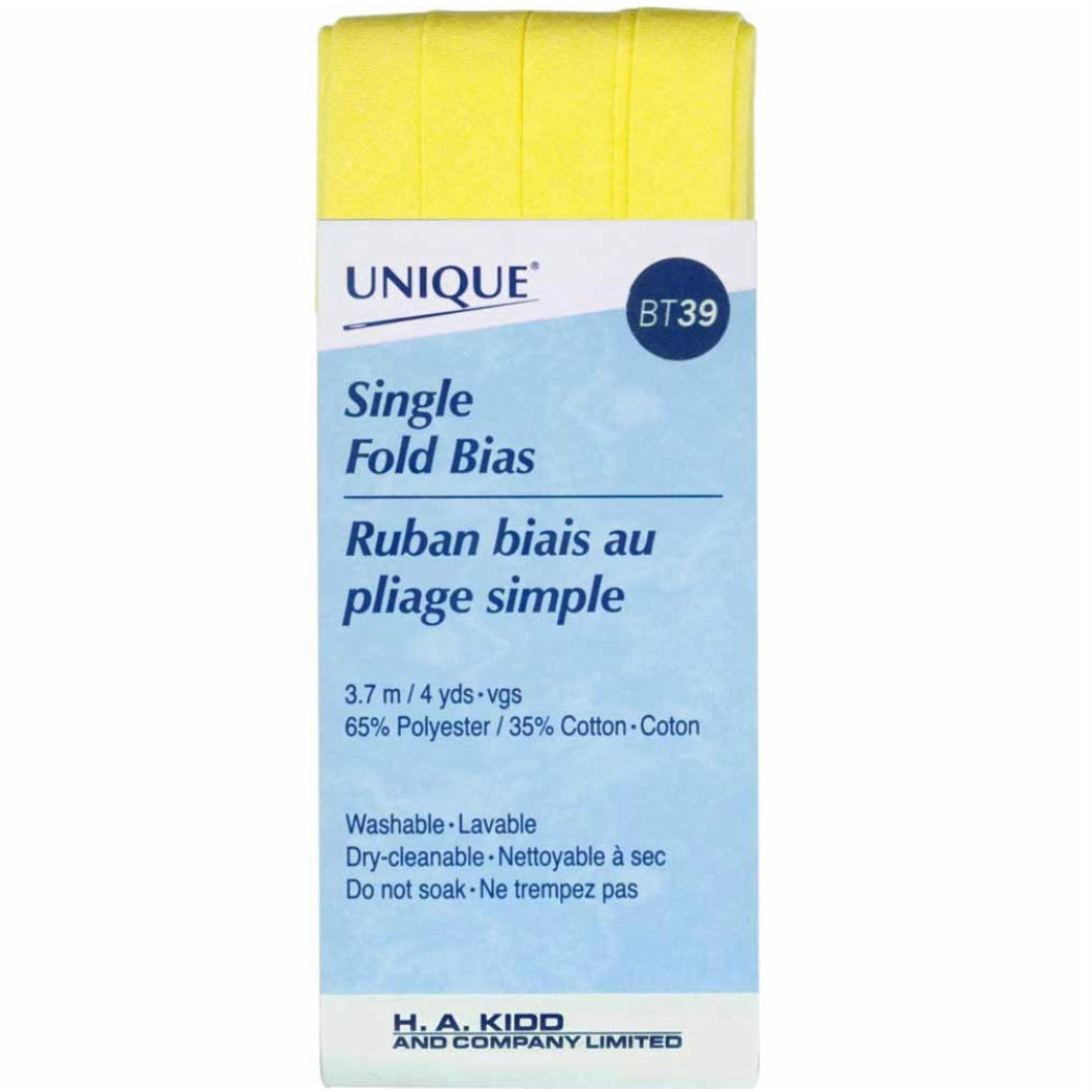 Single Fold Bias Tape - 12mm x 3.7m