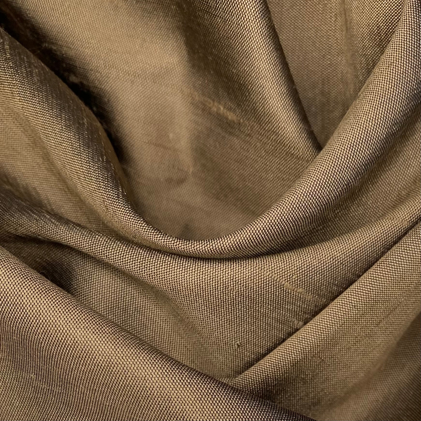 Shot Silk Dupioni - Brown/Black