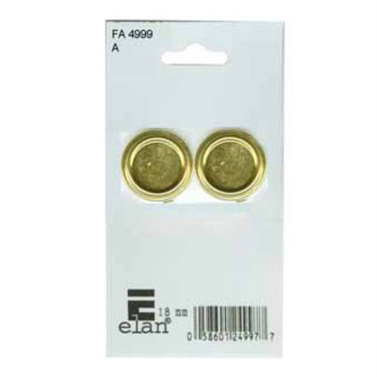 Buttons to Cover - 18mm - Gold - 2pc
