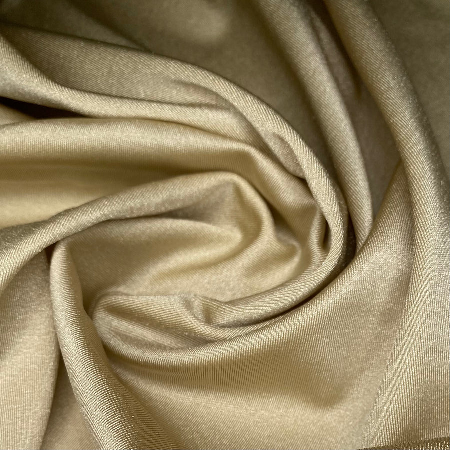 Shimmer Nylon Spandex- 60” - Champagne